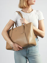 Schoudertas Th Essential Tommy hilfiger Beige th essential AW18374-vue-porte