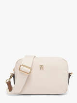Cross Body Tas Popette Nylon Tommy hilfiger Beige popette AW17704