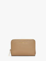 Portefeuille Tommy hilfiger Beige th modern AW18487