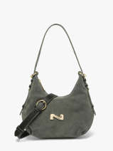 Cross Body Tas Sam Su�de Leder Nathan baume Groen vogue 4