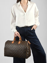 Handtas Second Life Louis vuitton Bruin second life 4O756WUA-vue-porte