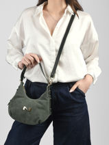 Cross Body Tas Sam Su�de Leder Nathan baume Groen vogue 4-vue-porte