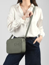 Cross Body Tas N City Leuven Leder Nathan baume Groen n city 7-vue-porte