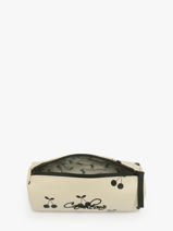 Pennenzak 1 Compartiment Cameleon Beige vintage north PBVWSTRO-vue-porte