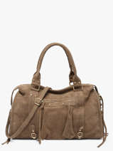 Schoudertas A4 Formaat Velvet Milano Beige velvet VE24095O