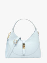 Cross Body Tas Caviar Leder Milano Blauw caviar CA26022