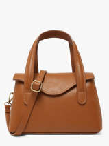 Handtassen Caviar Leder Milano Bruin caviar CA26021