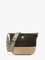 Cross Body Tas Tissee Le voyage en panier Groen tissee PM924