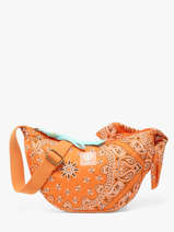 Cross Body Tas Bandana Katoen Le voyage en panier Oranje bandana PM969