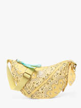 Cross Body Tas Bandana Katoen Le voyage en panier Geel bandana PM969