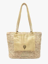 Schoudertas Estival Le voyage en panier Beige estival PM946