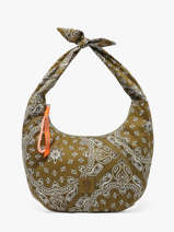 Schoudertas Bandana Katoen Le voyage en panier Groen bandana PM970