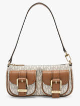 Mini Baguette Tas Zoey Michael kors Beige zoey S5GZCU1B