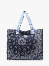 Schoudertas Bandana Katoen Le voyage en panier Blauw bandana PM965