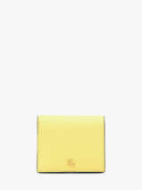 Portefeuille Dryden Leder Lauren ralph lauren Geel dryden 32962112