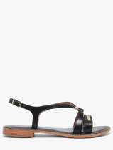 Open Sandalen Hamoon Uit Leder Les tropeziennes Zwart women HAMOON