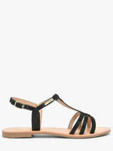 Open Sandalen Uit Leder Les tropeziennes Zwart women HAMELIE