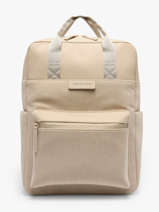 Bergen Pro Cord - Rugzak 1 Compartiment Met 15" Laptopvak Kapten and son Beige cord BERGENPC