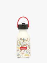 Drinkfles 350ml Hello hossy Beige cool kids 350M