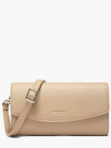 Clutch Met Riempje Madrid Leder Hexagona Beige madrid 536554