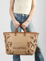 Handtas Kore Polyurethaan Valentino Beige kore VBS9TG4P-vue-porte