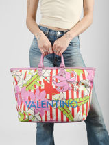 Handtas Kore Katoen Valentino Veelkleurig kore VBS9TG4S-vue-porte
