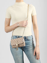 Cross Body Tas Divina Summer Valentino Bruin divina summer VBS9XI03-vue-porte