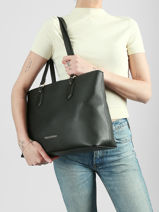 Schoudertas Brixton Valentino Zwart brixton VBS7LX11-vue-porte