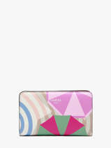 Portefeuille Lancel Plage Leder Lancel Roze lancel plage  A14196