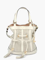Handtas M Premier Flirt Ajour� Leder Lancel Wit premier flirt A14010