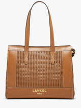 Schoudertas Jour Ajour� Leder Lancel Bruin jour A14011