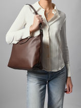 Longchamp Le pliage xtra Schoudertas Bruin-vue-porte