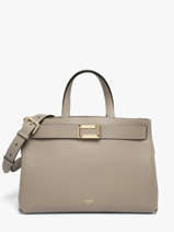 Handtas M Ang�le Leder Lancel Beige angele A14017