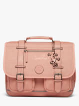 Boekentas 2 Compartimenten Vintage Color Cameleon Roze vintage color CA38