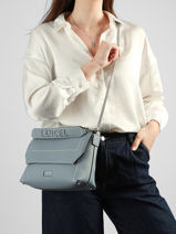 Cross Body Tas Ninon Leder Lancel Blauw ninon A13782-vue-porte