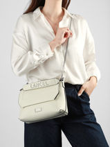 Cross Body Tas Ninon Leder Lancel Wit ninon A13782-vue-porte