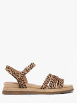 Sandalen Uit Leder Tamaris Beige women 46