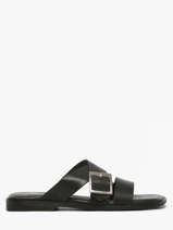 Slippers Uit Leder Pavement Zwart women 25276