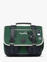 Boekentas Voor Kinderen 2 Compartimenten Vintage Urban Cameleon Groen vintage urban CA35