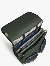 Boekentas Op Wieltjes 3 Compartimenten Vintage Urban Cameleon Groen vintage urban CR41-vue-porte