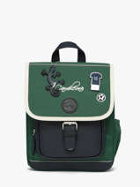 Rugzak 1 Compartiment Cameleon Groen vintage urban SD30