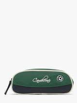 Pennenzak Kinderen 2 Compartimenten Cameleon Groen vintage urban VIB-TROU