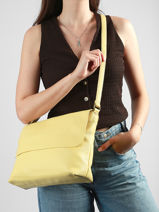 Cross Body Tas Soft Miniprix Geel soft MD5231-vue-porte