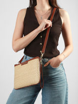 Cross Body Tas Demetra Stro Valentino Beige demetra VBS9R917-vue-porte