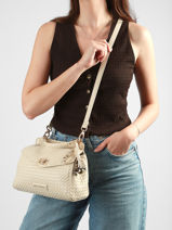 Cross Body Tas Gea Valentino Beige gea VBS9UC37-vue-porte