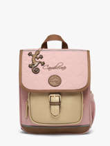 Rugzak 1 Compartiment Vintage Fantasy Cameleon Roze vintage fantasy SD30