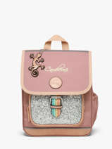 Rugzak 1 Compartiment Cameleon Roze vintage fantasy SD30