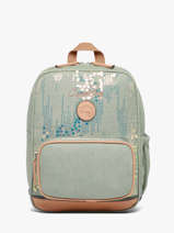 Rugzak 1 Compartiment Cameleon Groen vintage fantasy SD33