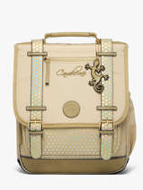 Rugzak 2 Compartimenten Cameleon Beige vintage fantasy SD39