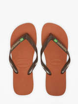 Brasil Logo Havaianas Bruin men 4110850H